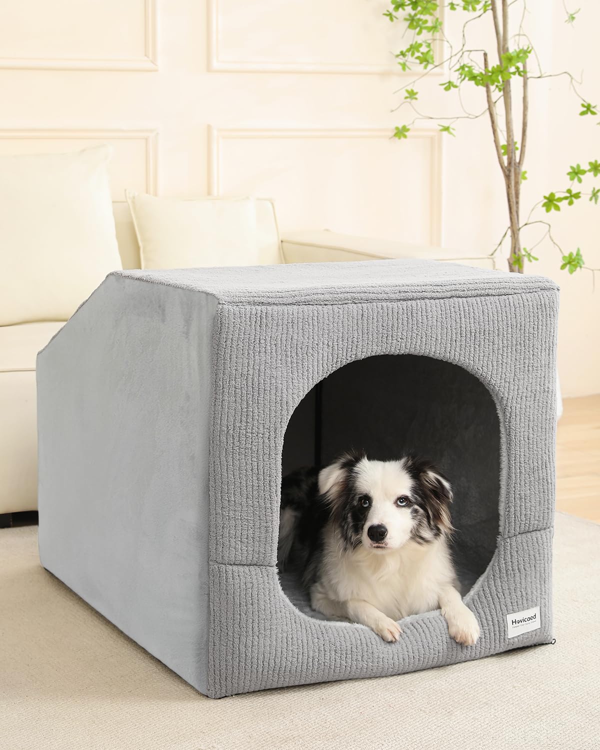 Orthopedic Indoor Pet House with Cushion Bed