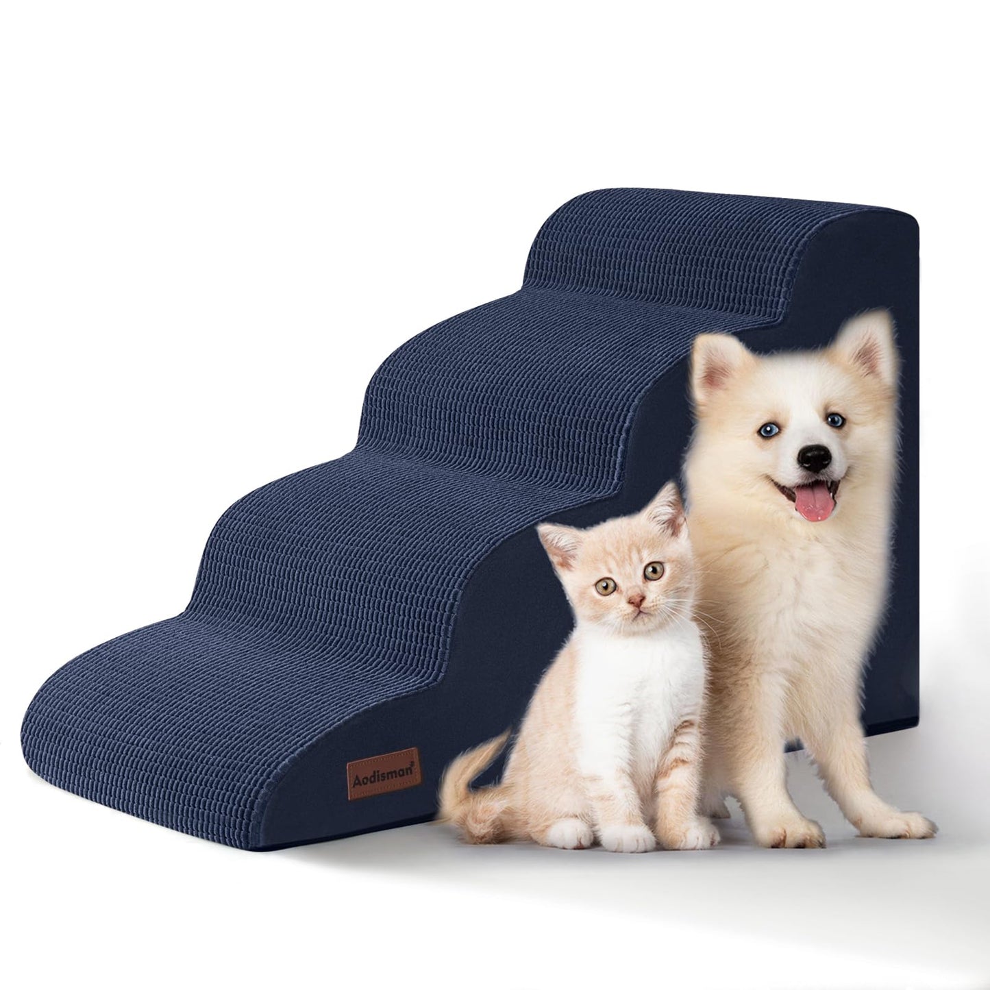 Non-Slip Pet Ramp and Stairs for Beds and Couches