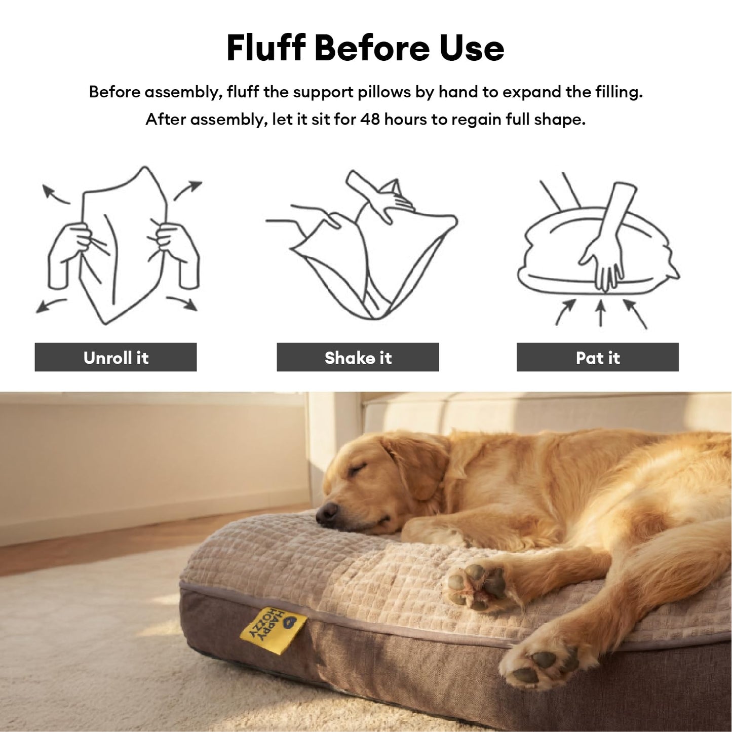 Orthopedic Dog Sofa Bed with Washable Cover
