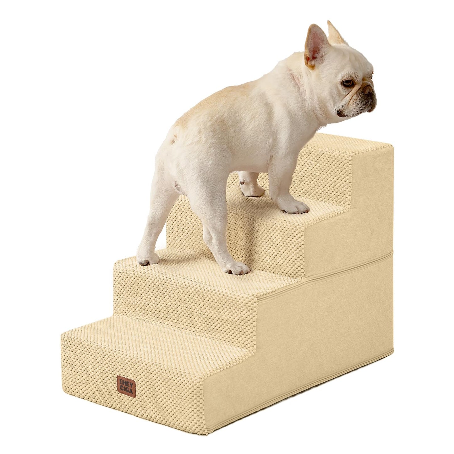 Extra Wide Pet Stairs Ramp for Beds and Couches
