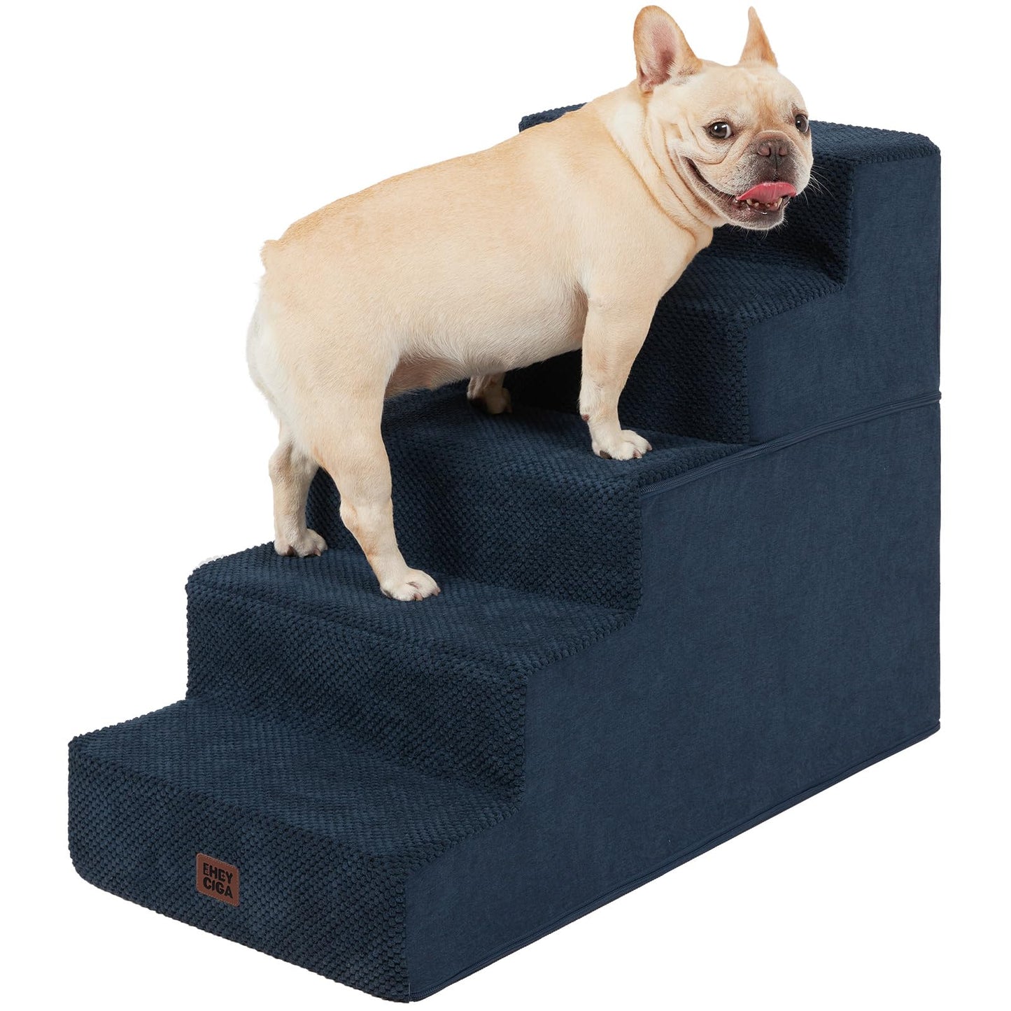 Extra Wide Pet Stairs Ramp for Beds and Couches