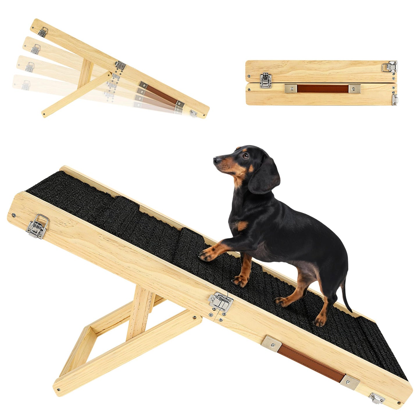 Foldable Adjustable Pet Ramp for Couch and Sofa