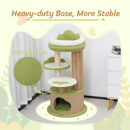 88-Inch Multi-Level Cat Tree with Condo & Perches