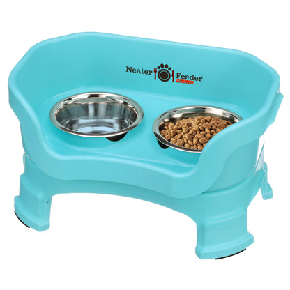 Adjustable Elevated Pet Bowl Set with Splash Guard