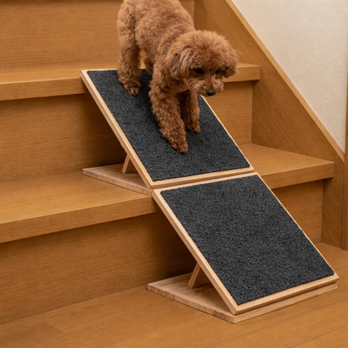 Adjustable Foldable Pet Ramp with Non-Slip Surface
