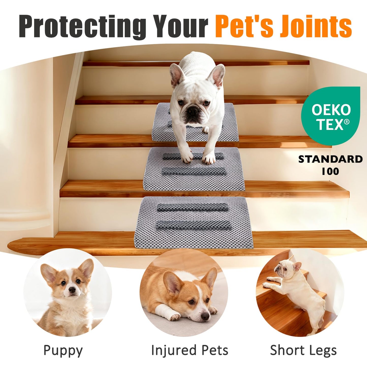 Gentle Slope Pet Ramp with Washable Cover