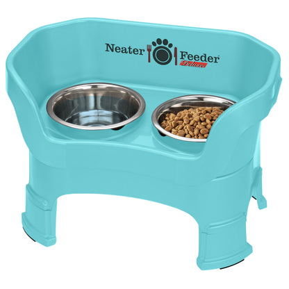 Adjustable Elevated Pet Bowl Set with Splash Guard