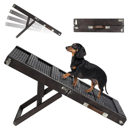 Foldable Adjustable Pet Ramp for Couch and Sofa