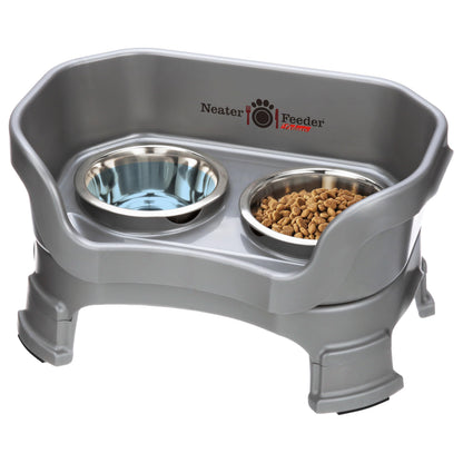 Adjustable Elevated Pet Bowl Set with Splash Guard
