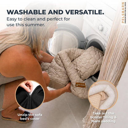 Self-Cooling Pet Bed with Washable Cover