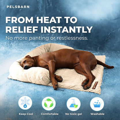 Self-Cooling Pet Bed with Washable Cover