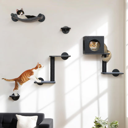 Cat Wall Shelves & Climbing Furniture Set