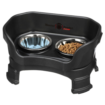 Adjustable Elevated Pet Bowl Set with Splash Guard