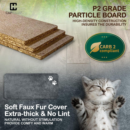 80-Inch Large Cat Tree with Condo & Hammock