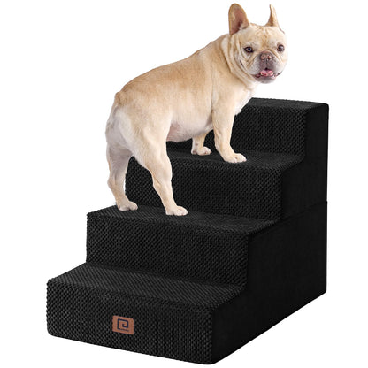 Extra Wide Pet Stairs Ramp for Beds and Couches