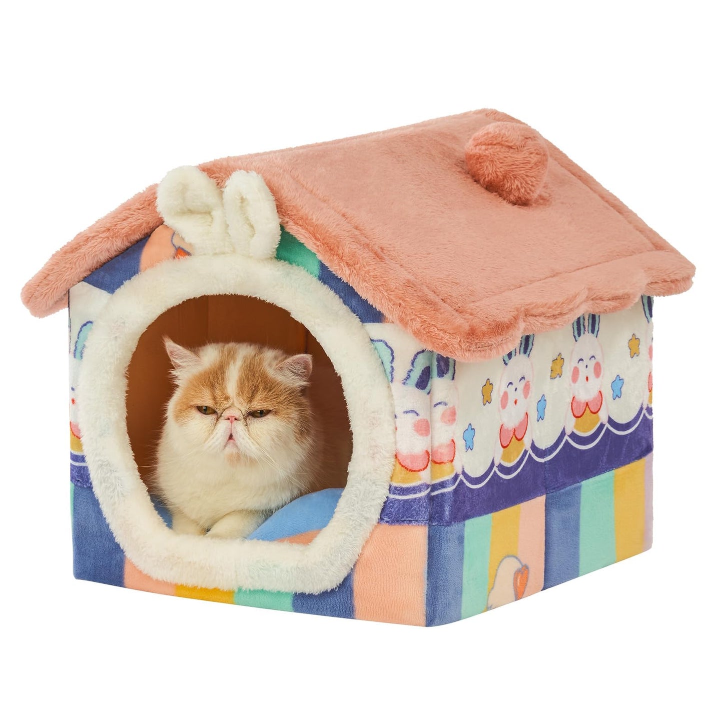 Indoor Pet Cave Bed for Small Dogs & Cats
