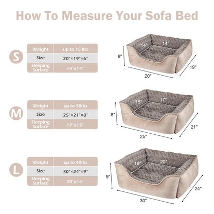 Human-Sized Faux Fur Pet Bed with Pillow Set