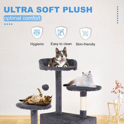 Multi-Level Cat Tree with Condo & Scratching Posts