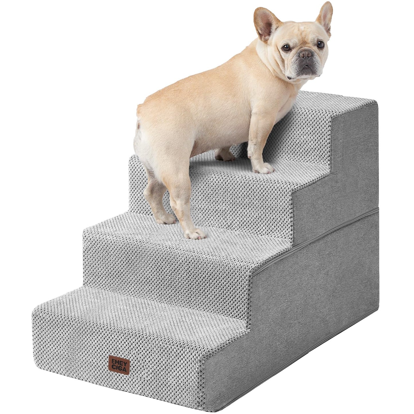Extra Wide Pet Stairs Ramp for Beds and Couches