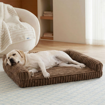 Bedsure Corduroy Fleece Pet Sofa