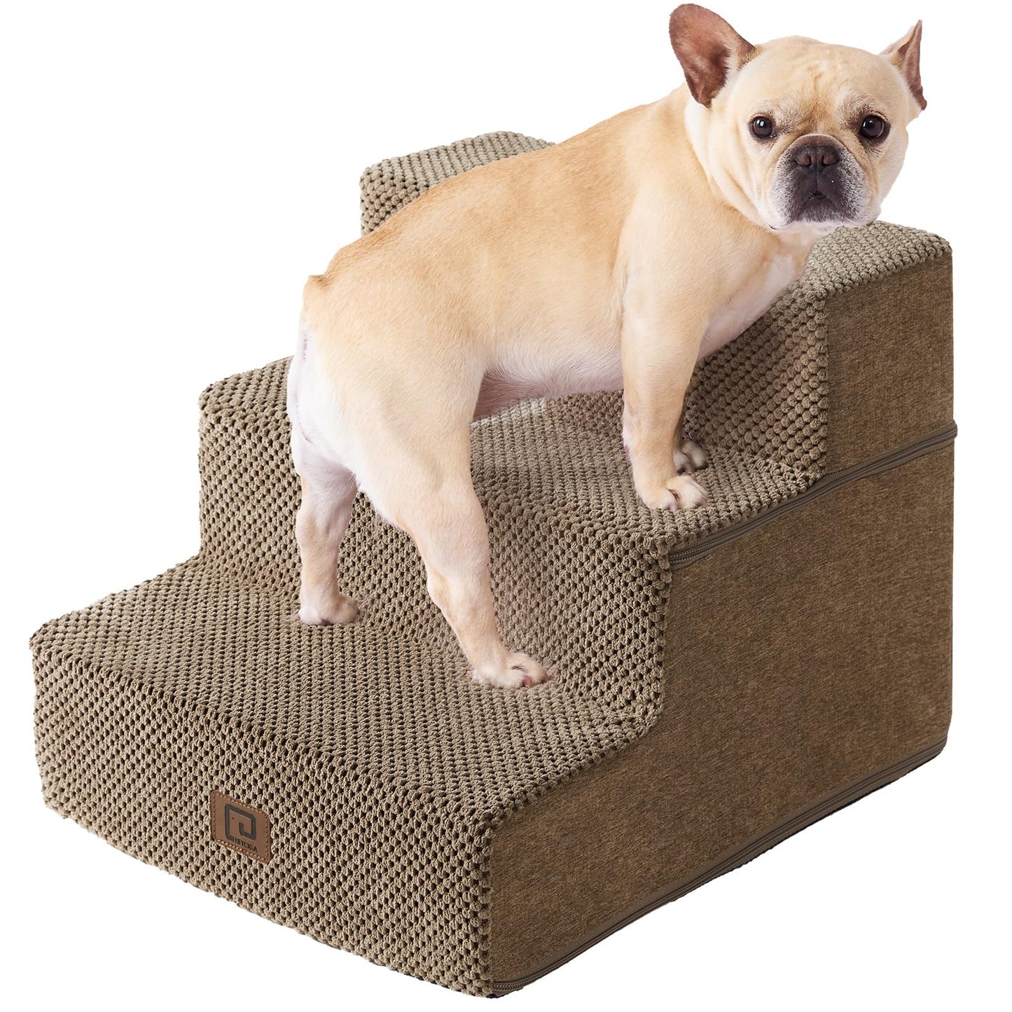 Extra Wide Pet Stairs Ramp for Beds and Couches