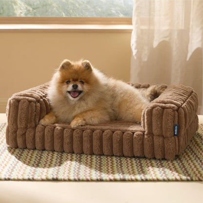 Bedsure Corduroy Fleece Pet Sofa