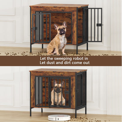 Single & Double Dog Crate Furniture TV Stand