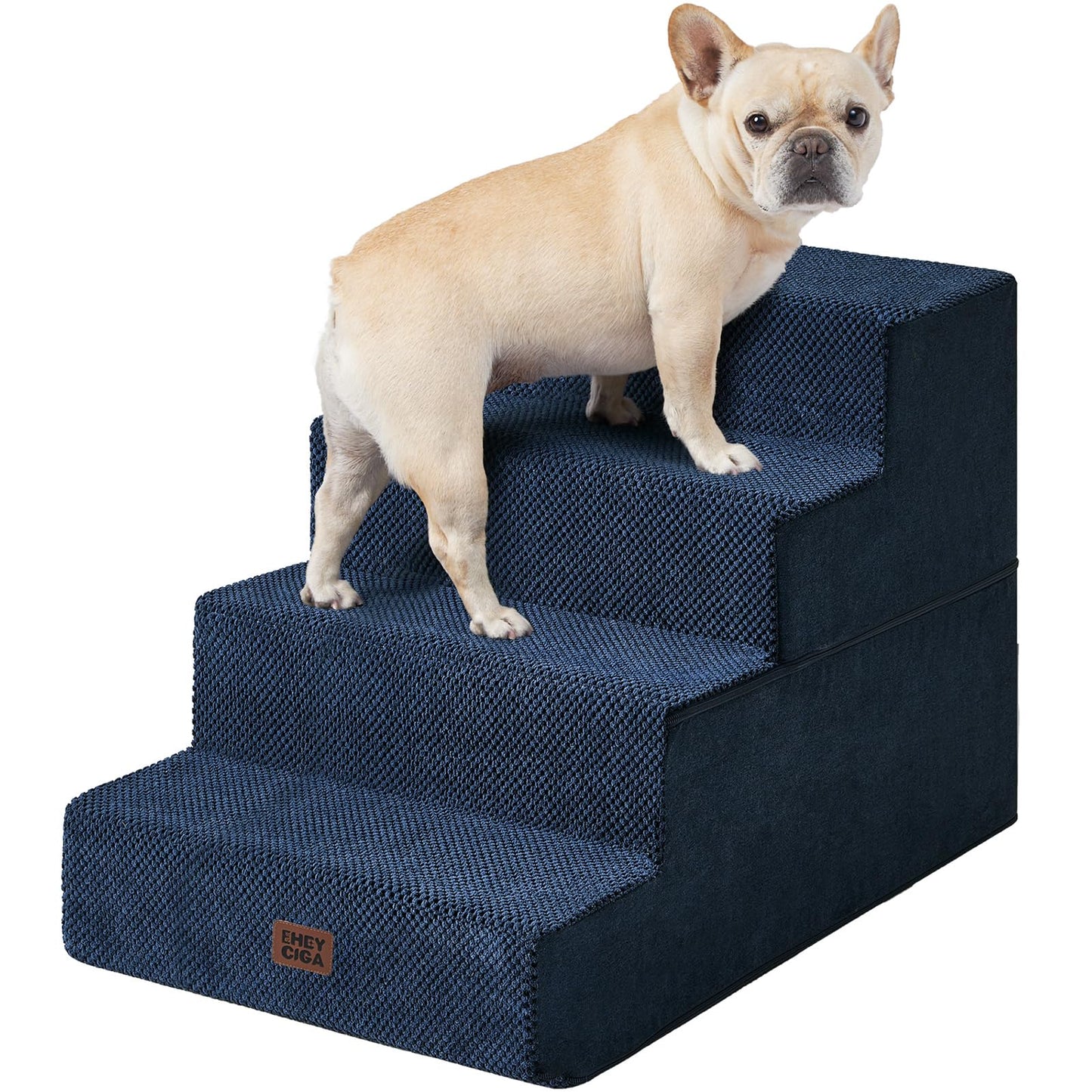 Extra Wide Pet Stairs Ramp for Beds and Couches