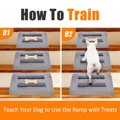 Gentle Slope Pet Ramp with Washable Cover