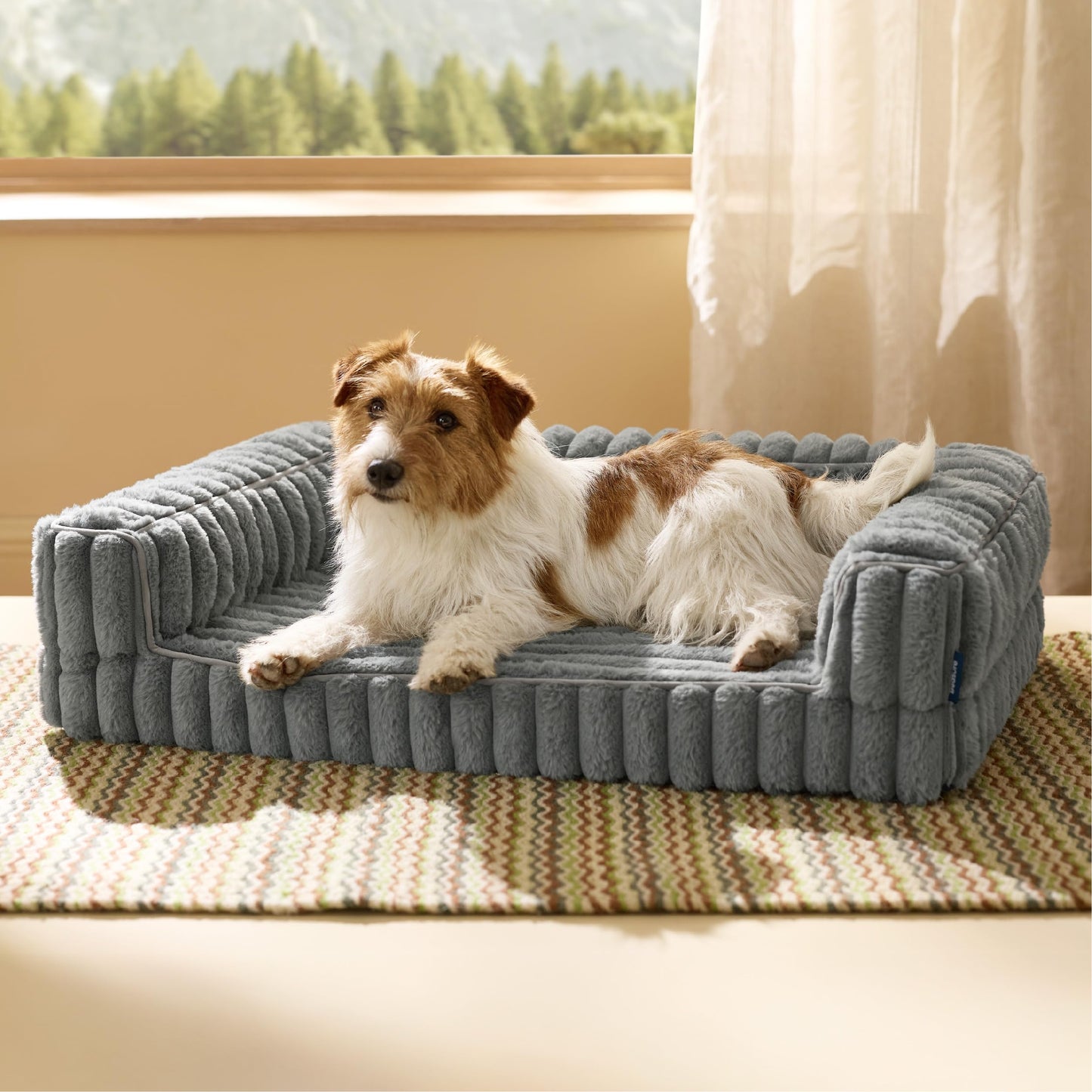 Bedsure Corduroy Fleece Pet Sofa