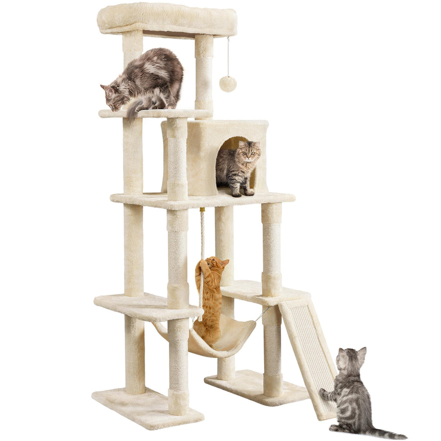 Multi-Level Cat Tree with Condo, Hammock & Perch