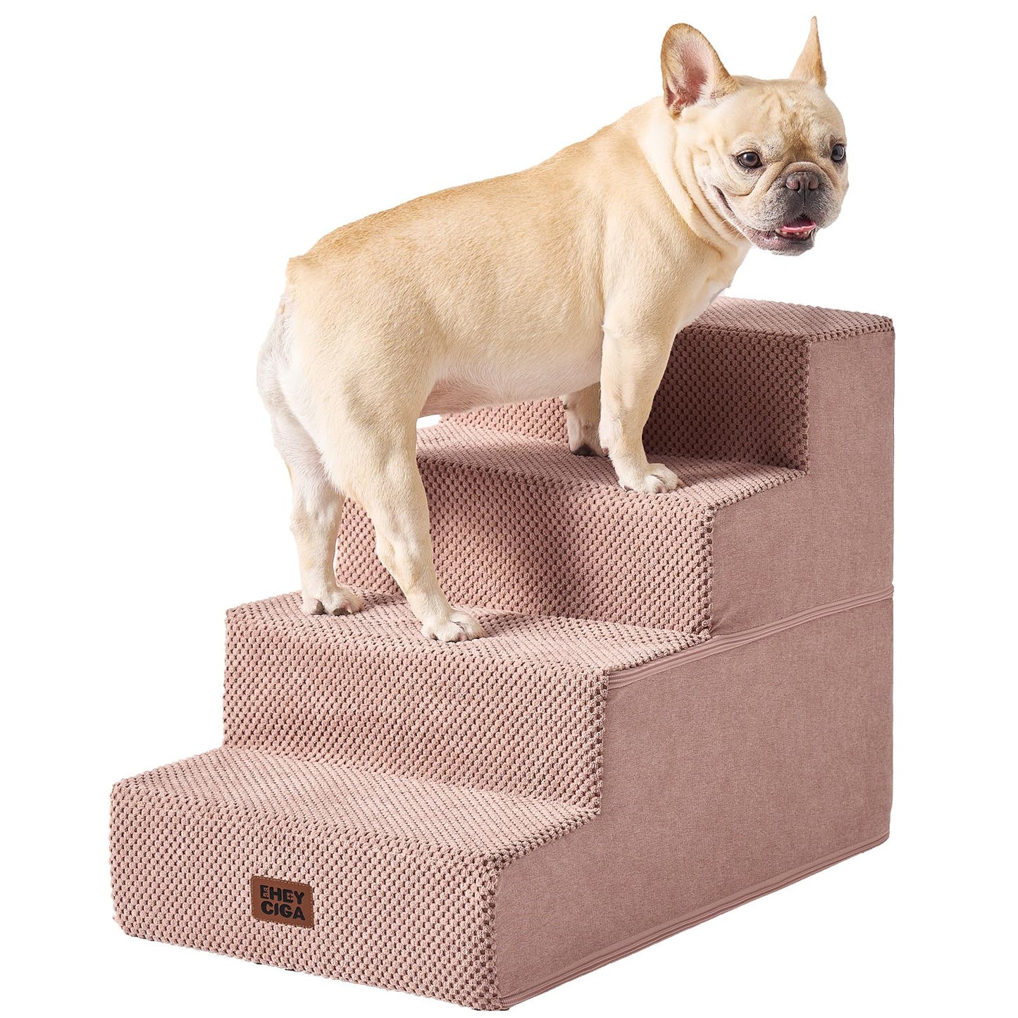 Extra Wide Pet Stairs Ramp for Beds and Couches