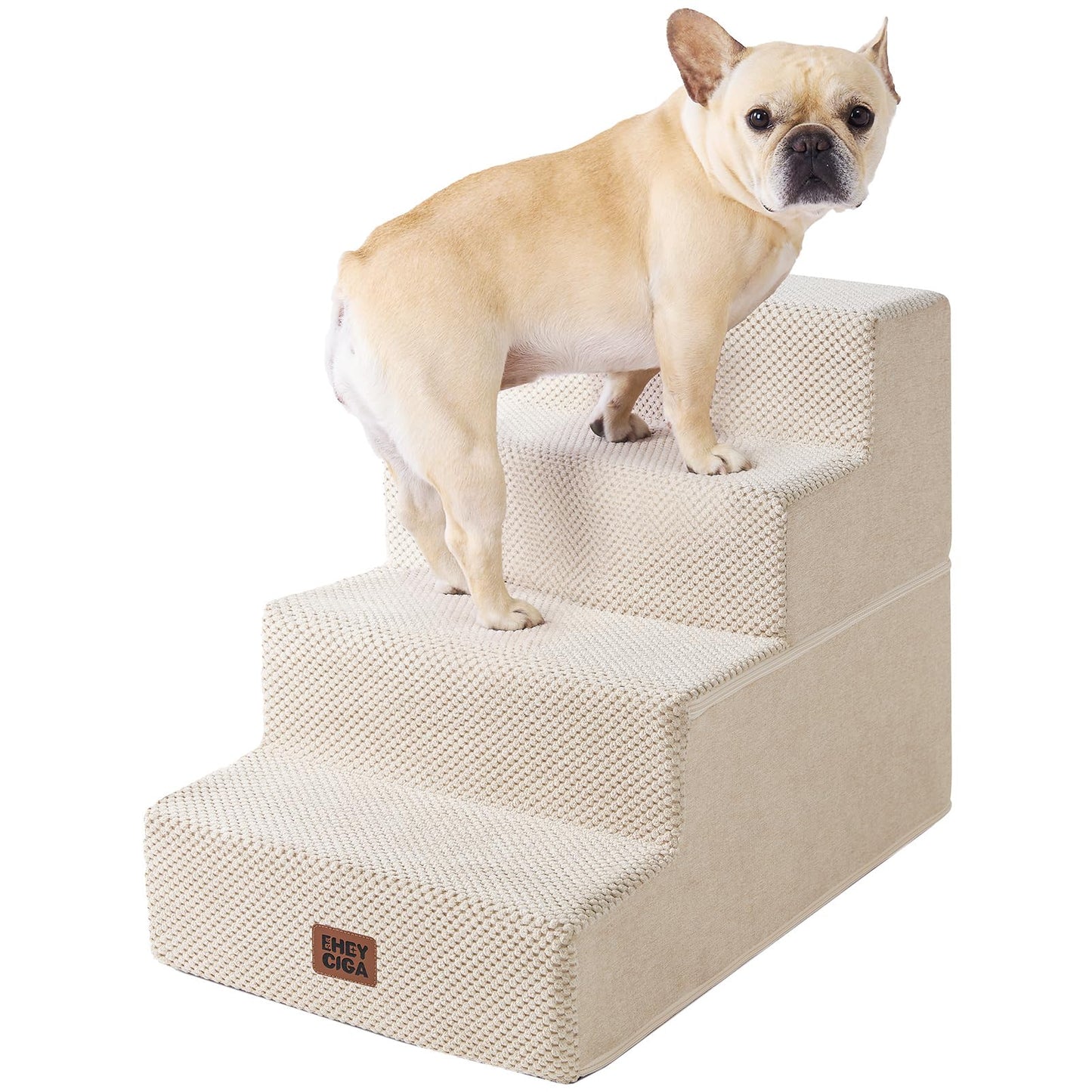Extra Wide Pet Stairs Ramp for Beds and Couches