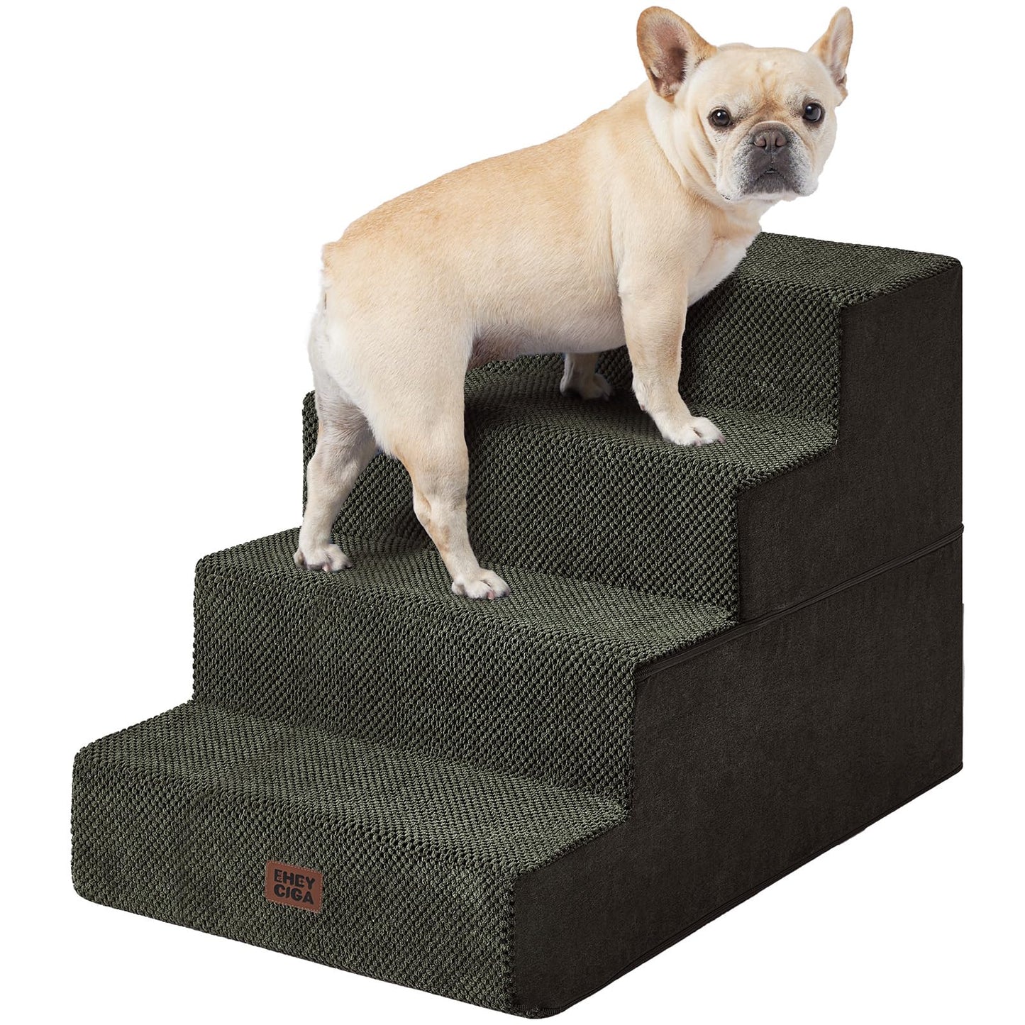 Extra Wide Pet Stairs Ramp for Beds and Couches
