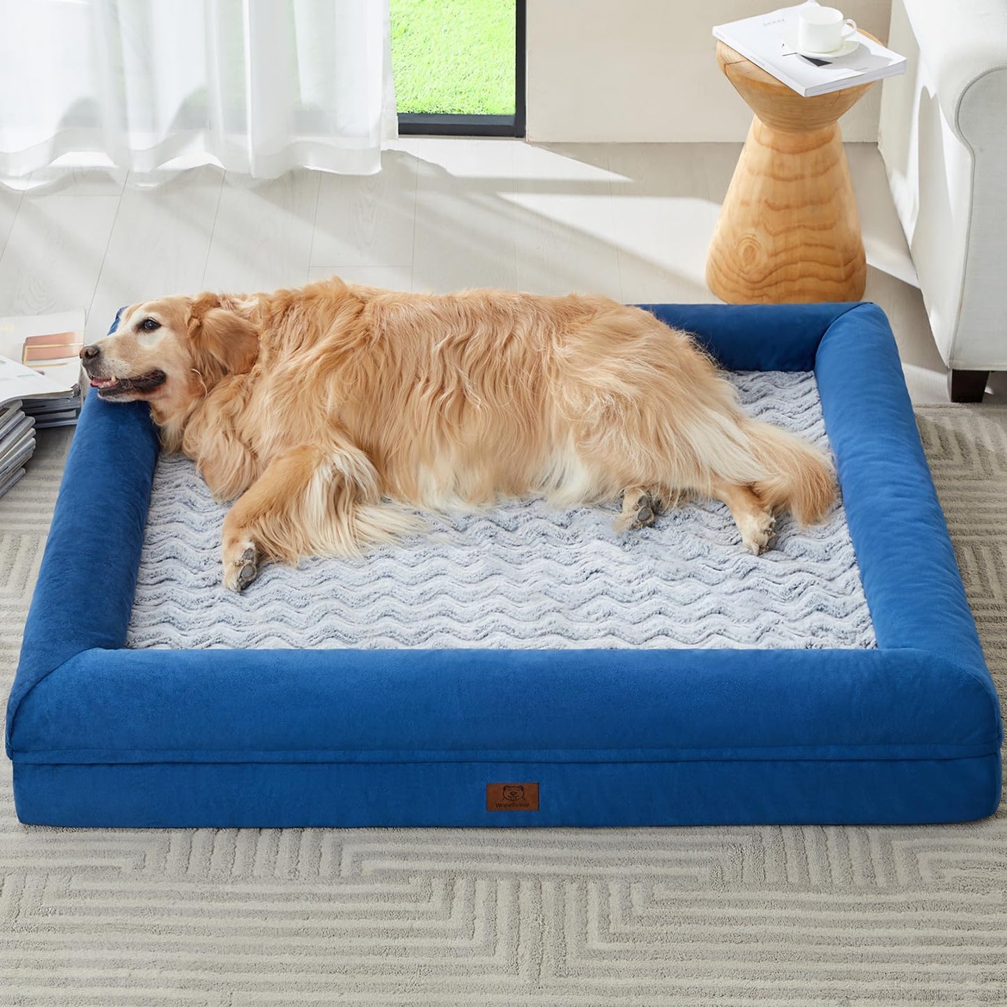 XL Orthopedic Dog Sofa Bed with Waterproof Cover