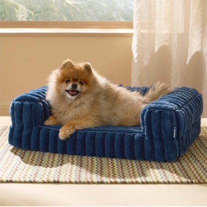 Bedsure Corduroy Fleece Pet Sofa