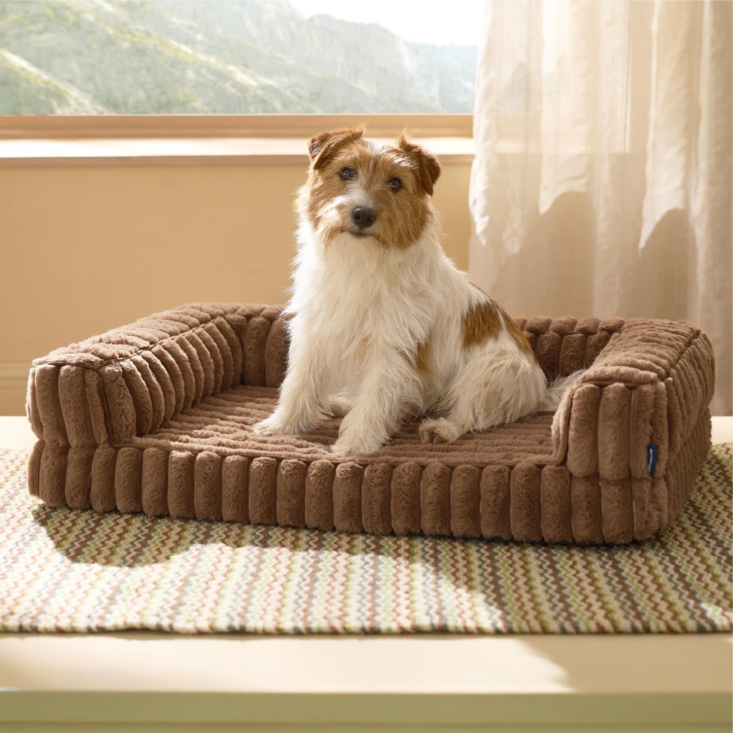 Bedsure Corduroy Fleece Pet Sofa