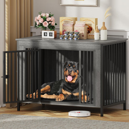 Single & Double Dog Crate Furniture TV Stand