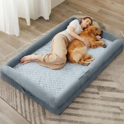 XL Orthopedic Dog Sofa Bed with Waterproof Cover