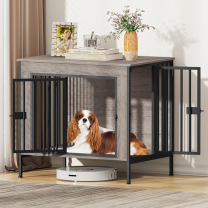 Single & Double Dog Crate Furniture TV Stand
