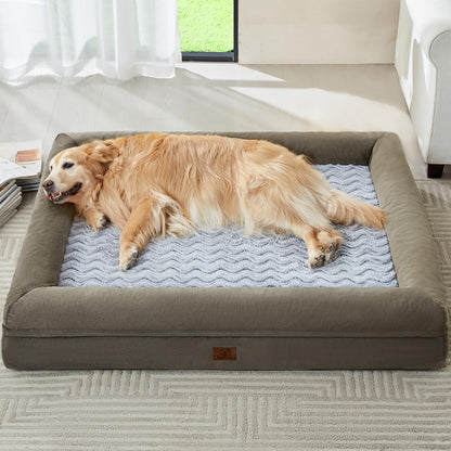 XL Orthopedic Dog Sofa Bed with Waterproof Cover