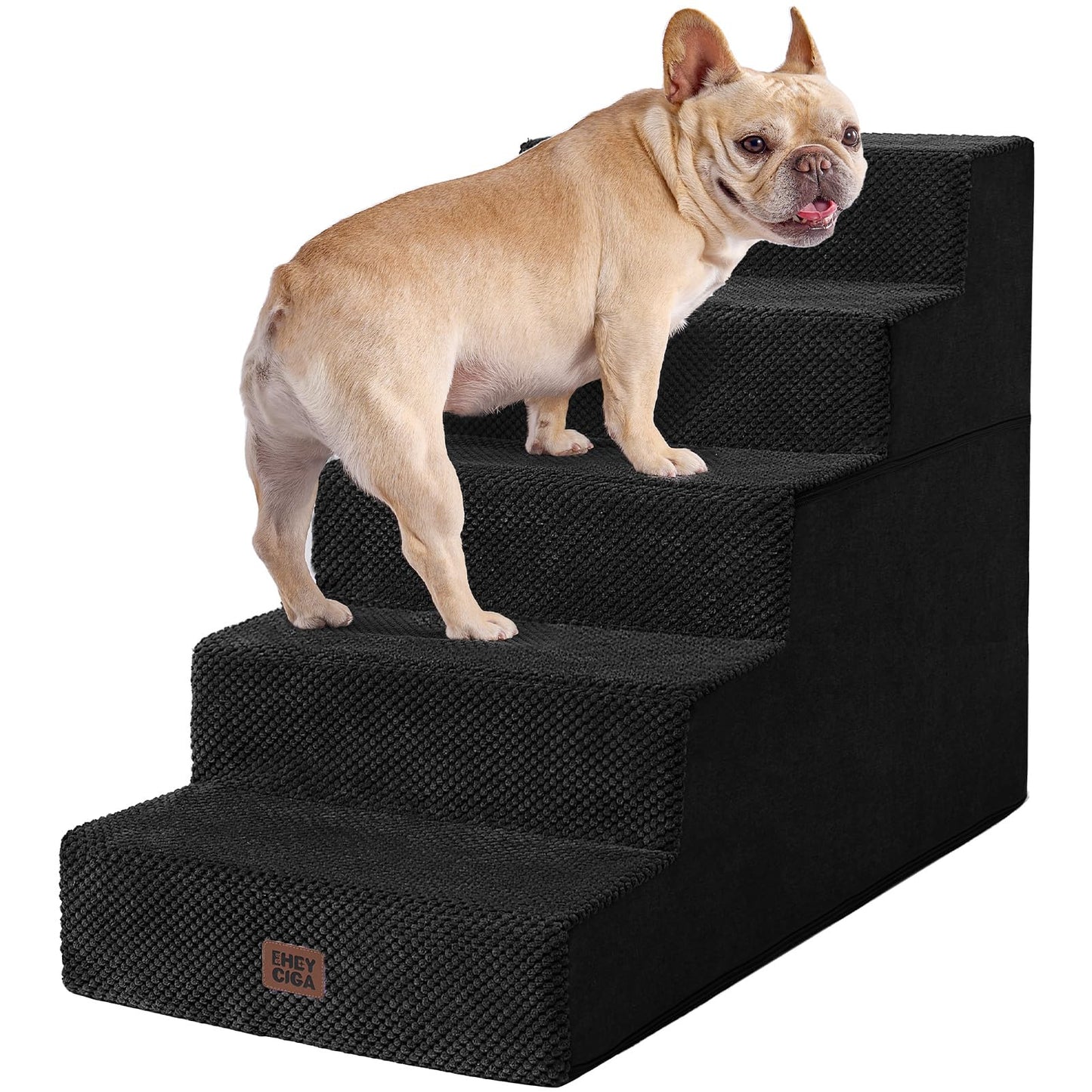 Extra Wide Pet Stairs Ramp for Beds and Couches