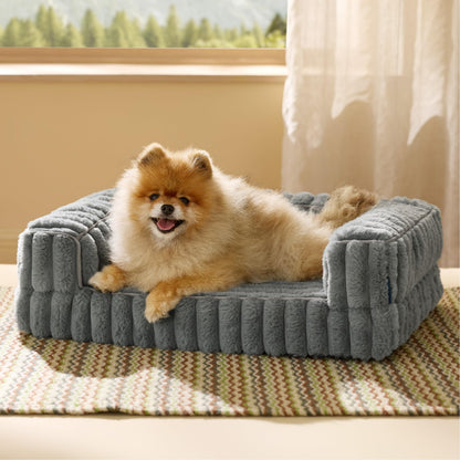 Bedsure Corduroy Fleece Pet Sofa