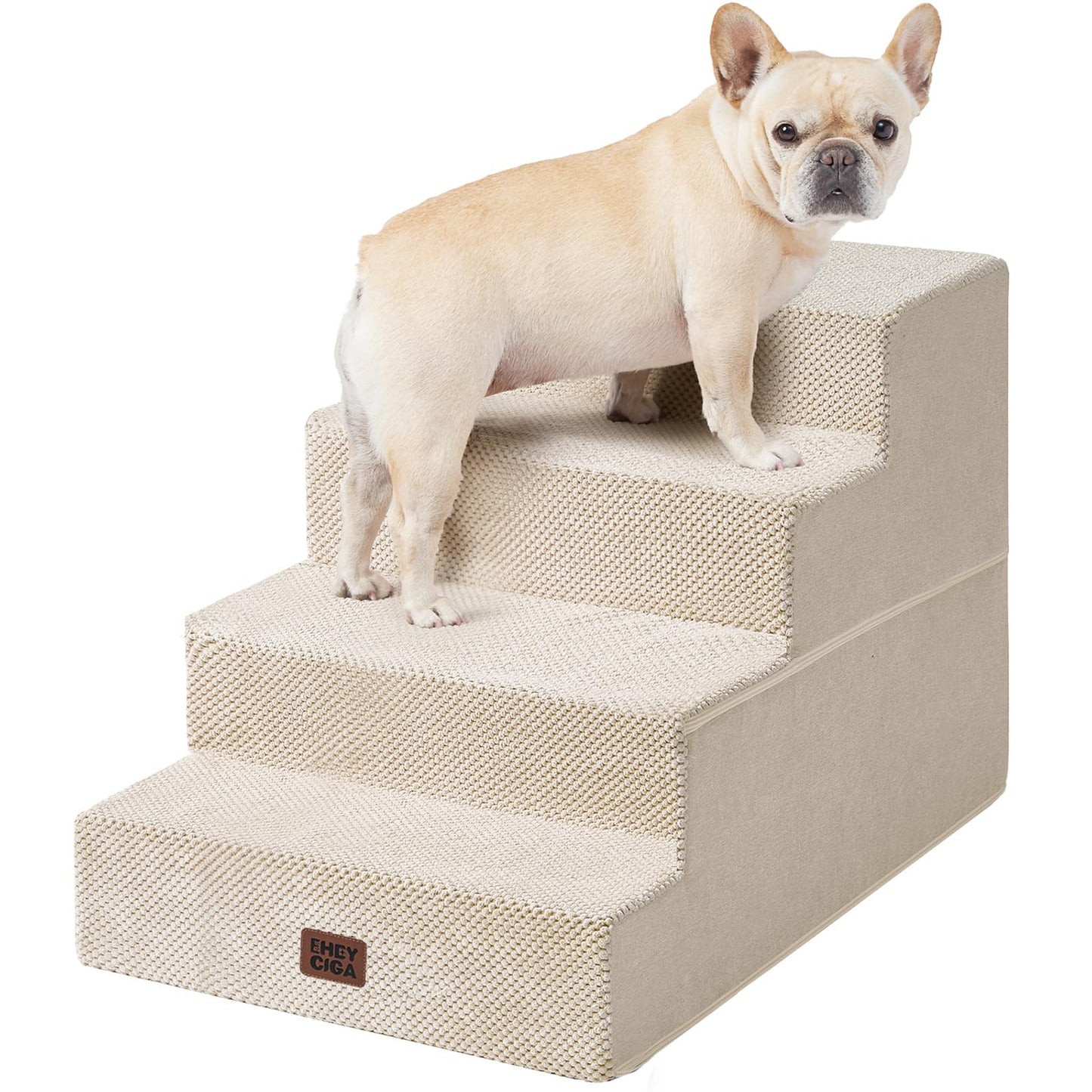 Extra Wide Pet Stairs Ramp for Beds and Couches