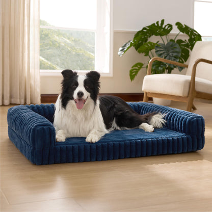 Bedsure Corduroy Fleece Pet Sofa