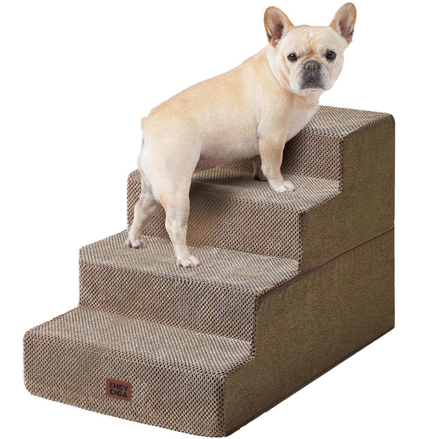 Extra Wide Pet Stairs Ramp for Beds and Couches