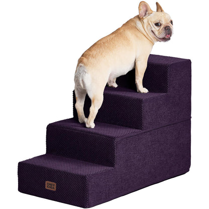 Extra Wide Pet Stairs Ramp for Beds and Couches