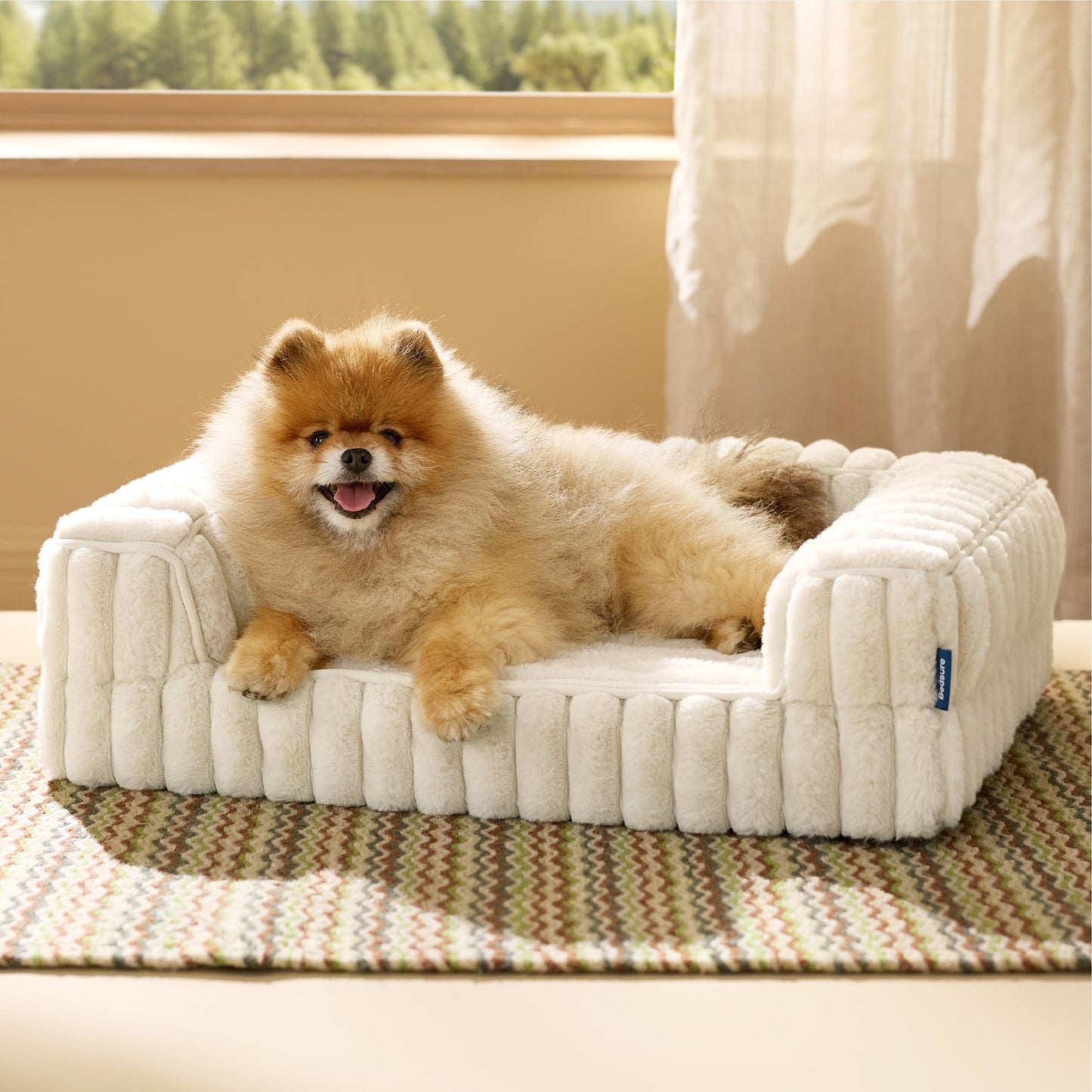Bedsure Corduroy Fleece Pet Sofa