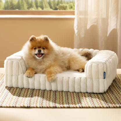 Bedsure Corduroy Fleece Pet Sofa