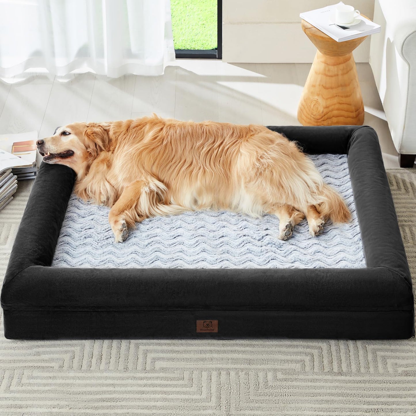 XL Orthopedic Dog Sofa Bed with Waterproof Cover